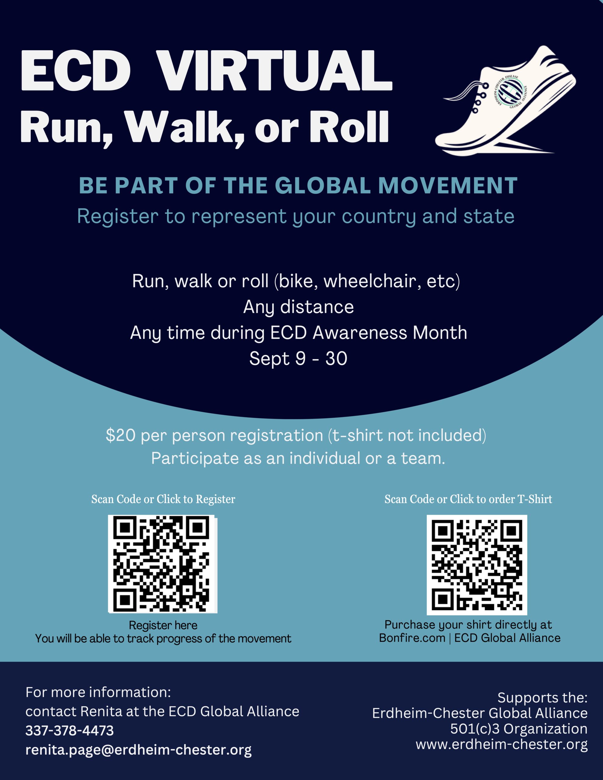 ECD Virtual Run, Walk, or Roll