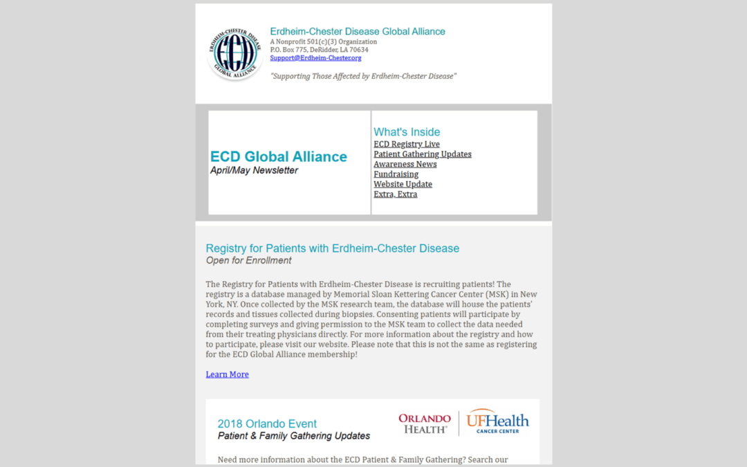 April/May Newsletter