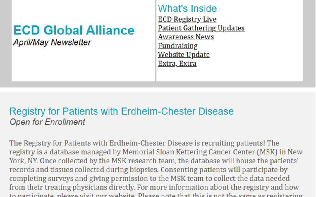 April/May Newsletter