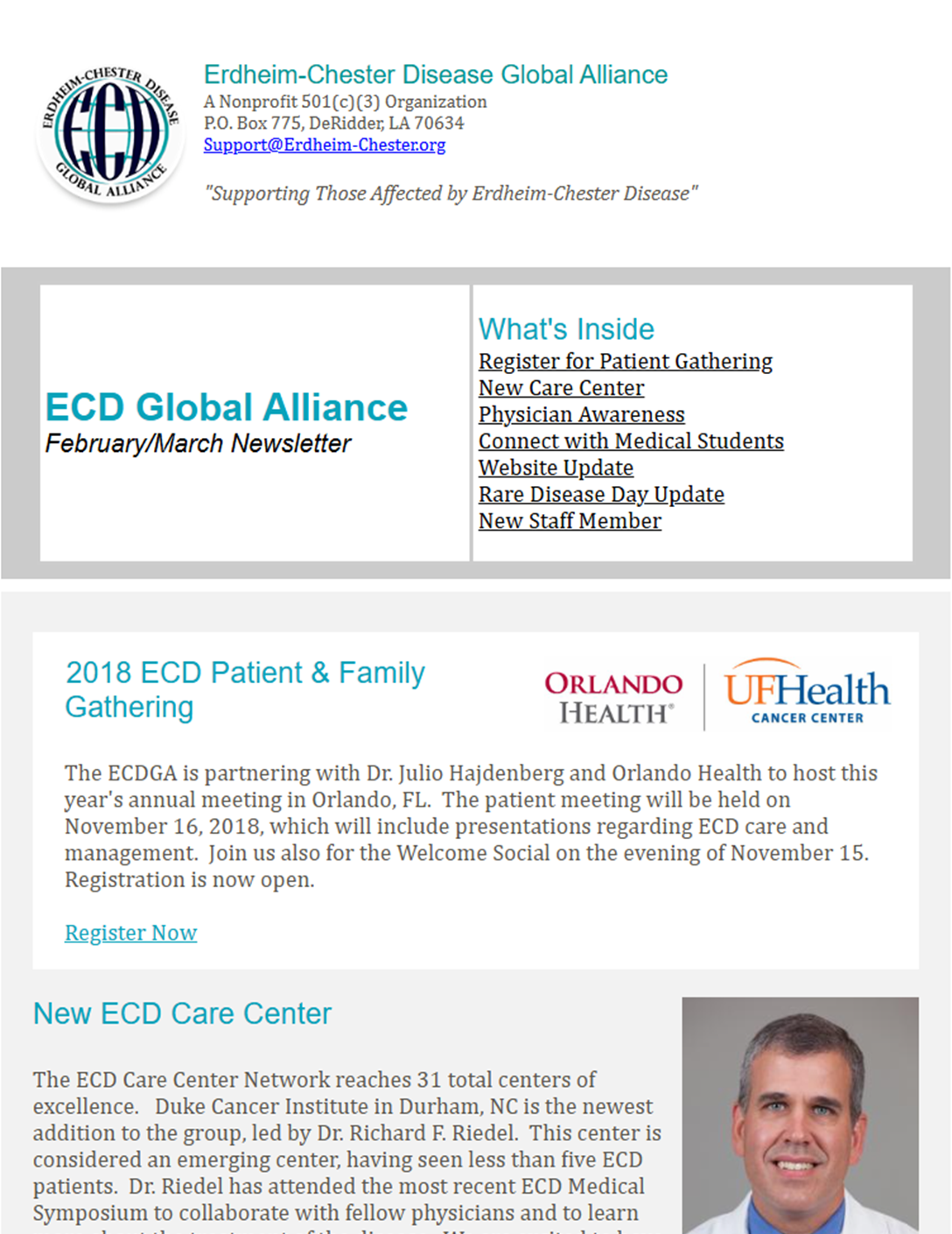 February/March Newsletter