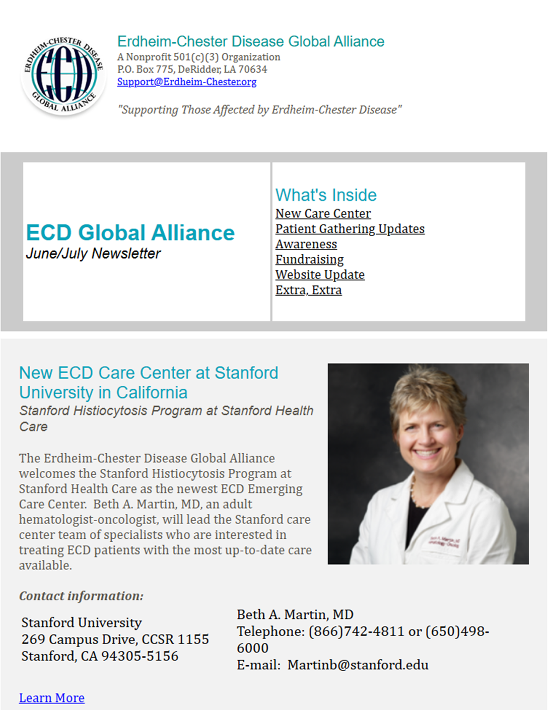June/July Newsletter