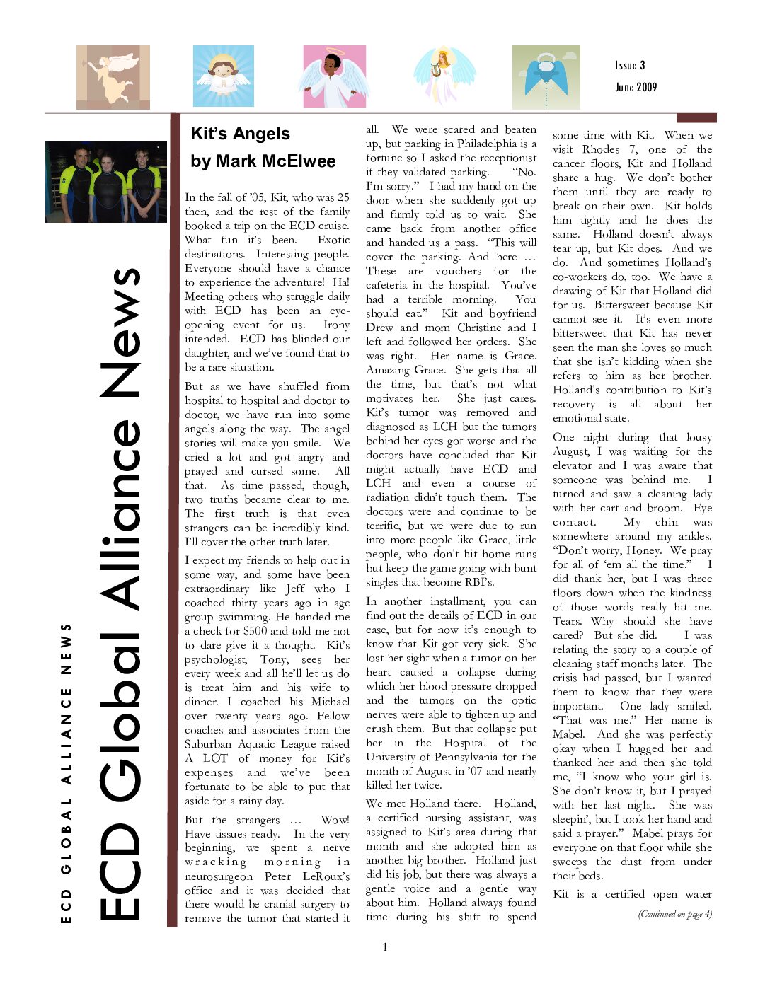 Newsletter Issue 3 – June, 2009