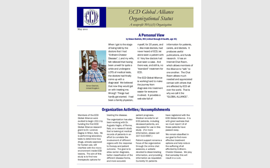 Organizational Status – May 2011