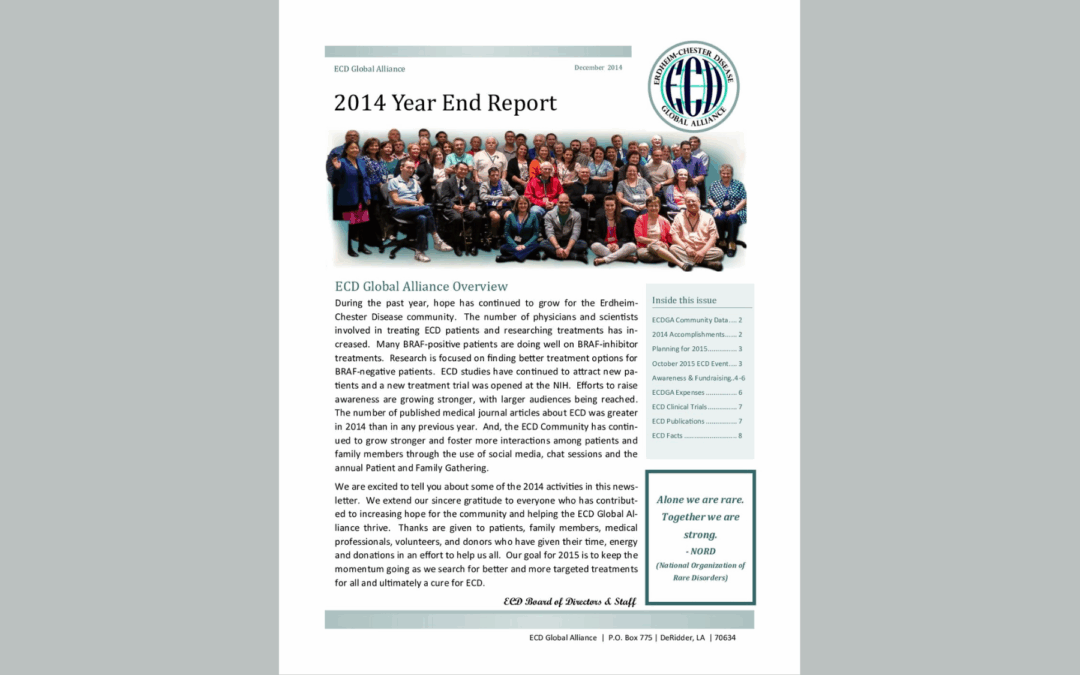 Year-End Newsletter 2014