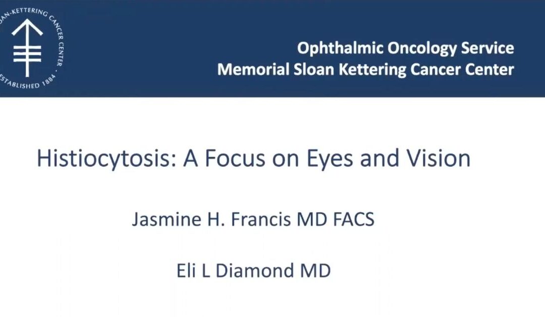 Histio Patient Needs: A Focus on the Eyes and Vision