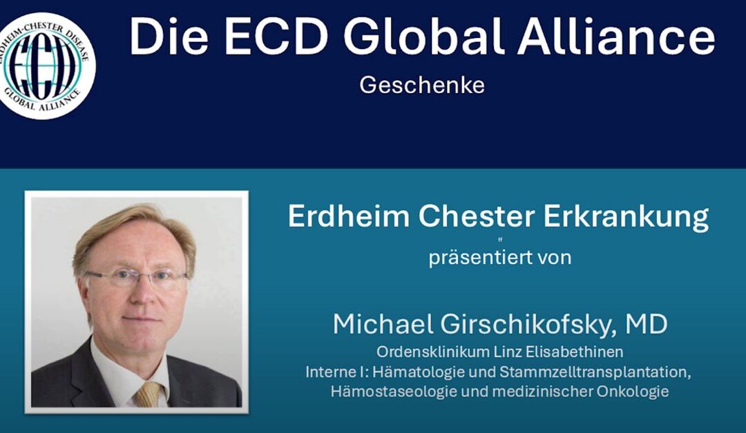 Dr. Girschikofsky- erklärt Patienten und Familien ECD auf Deutsch