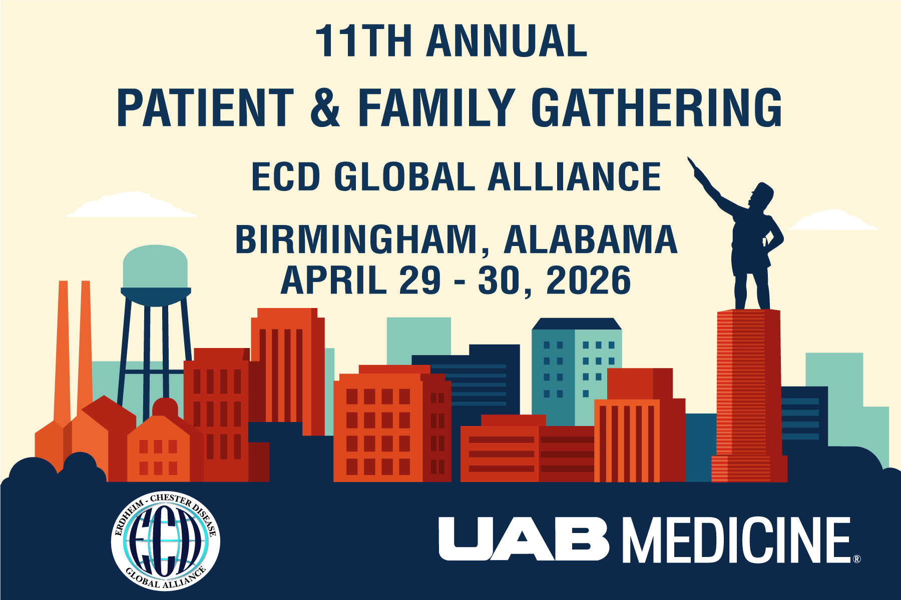 Registration Now Open for the 2026 ECDGA Patient & Family Gathering – Join Us in Birmingham, AL